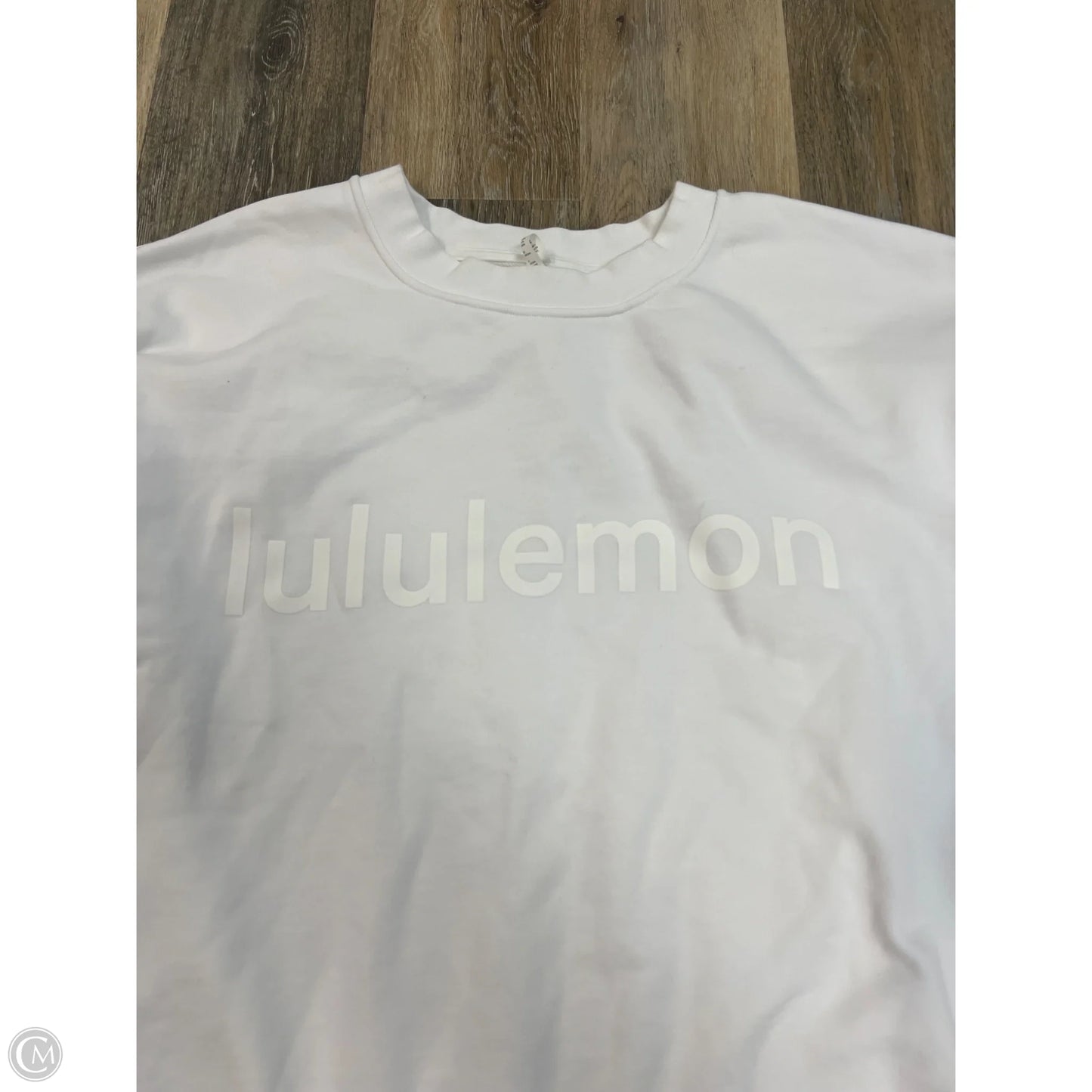 Athletic Sweatshirt Crewneck By Lululemon In White, Size: 16