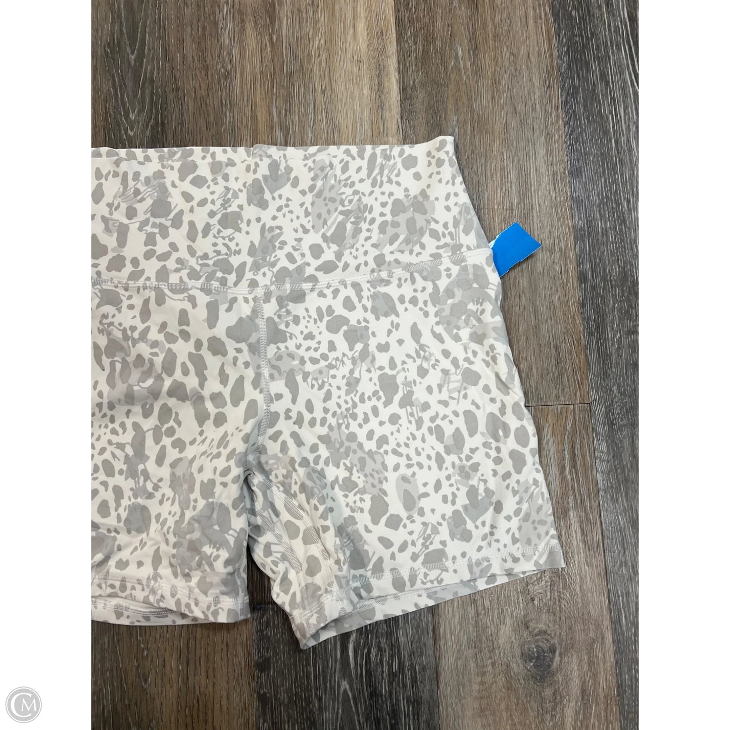 Athletic Shorts By Lululemon In White, Size: 14