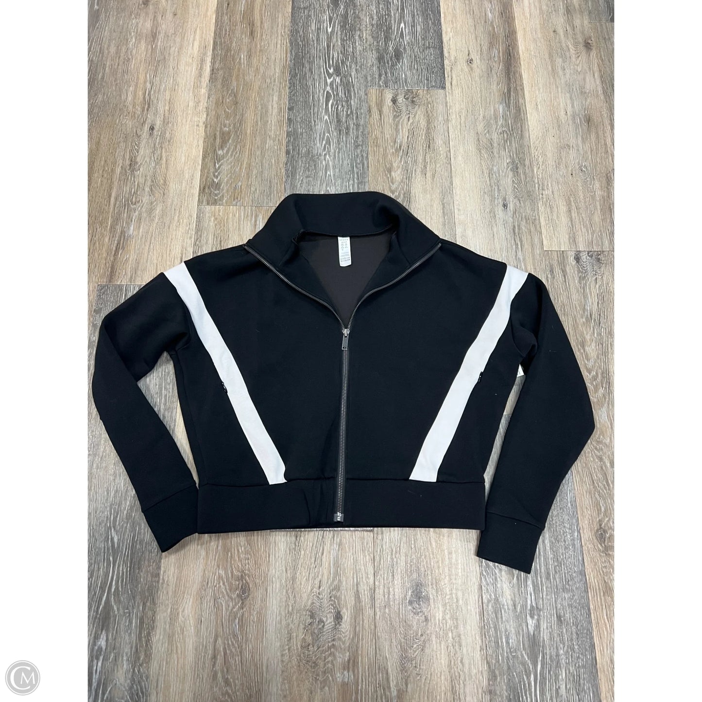 Athletic Jacket By Spanx In Black, Size: S