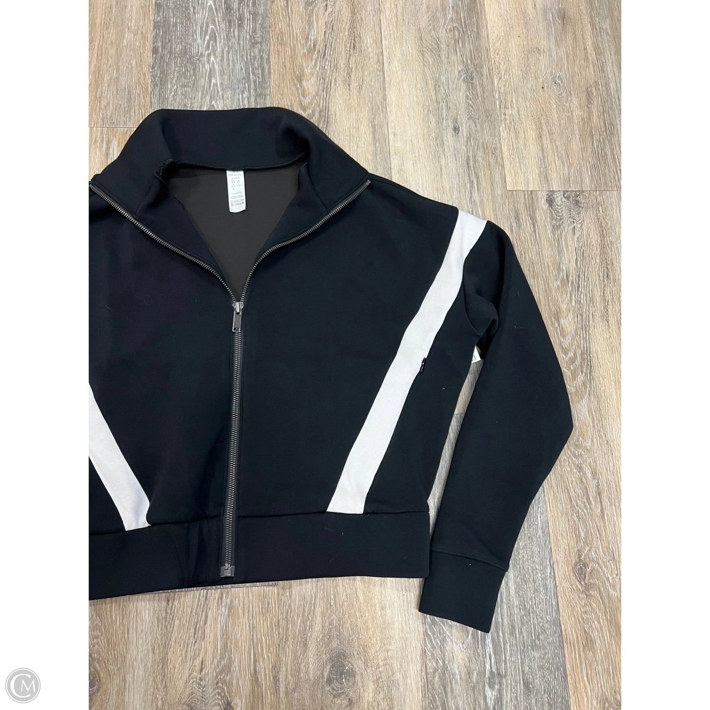 Athletic Jacket By Spanx In Black, Size: S