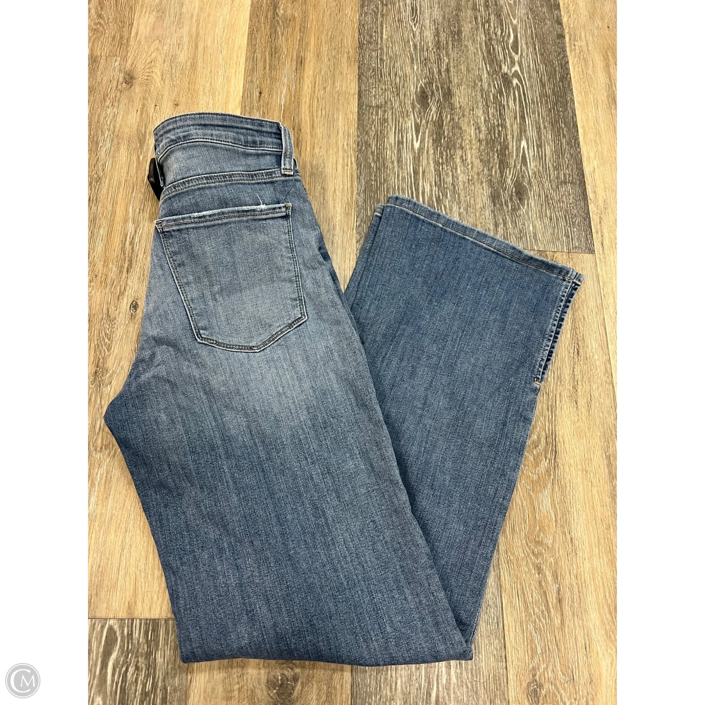 -Jeans Wide Leg By Evereve In Blue Denim, Size: 4/27