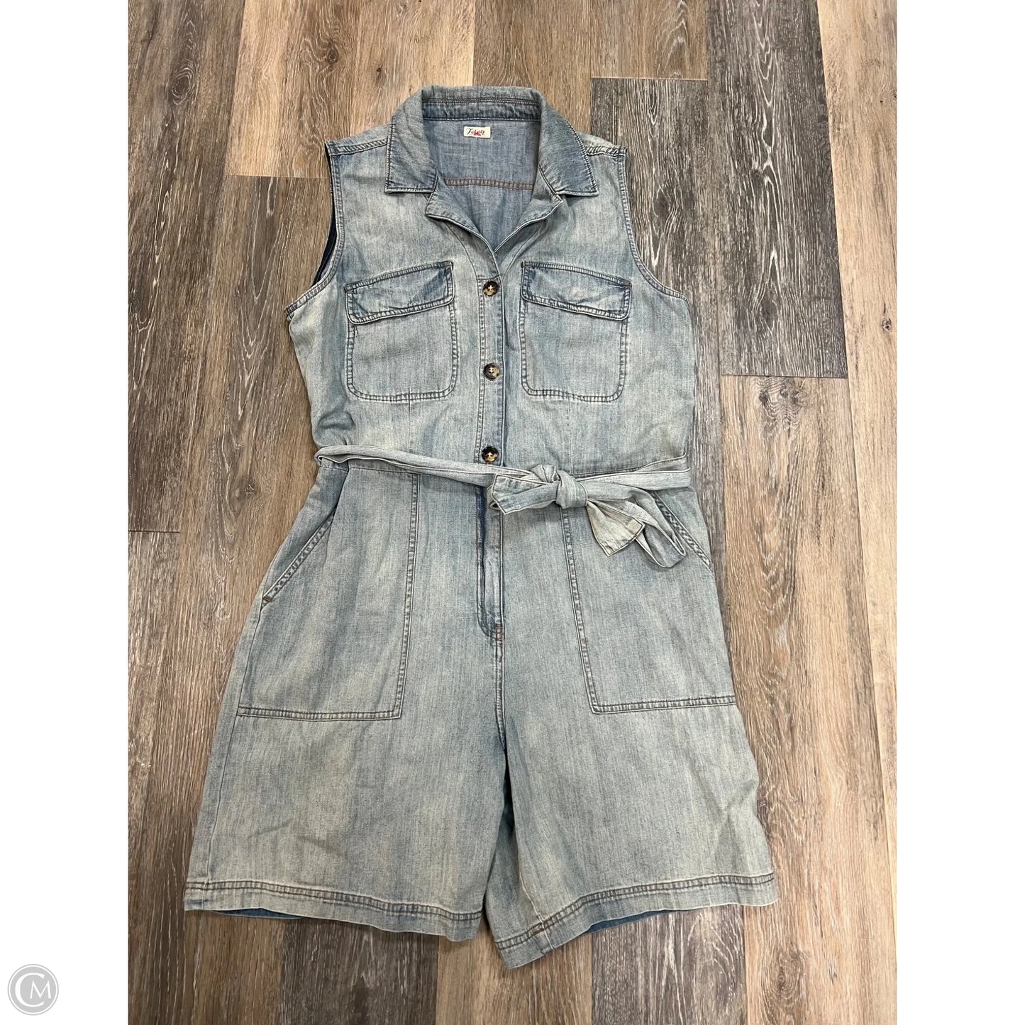 Dress Casual Short By Faherty In Blue Denim, Size: L