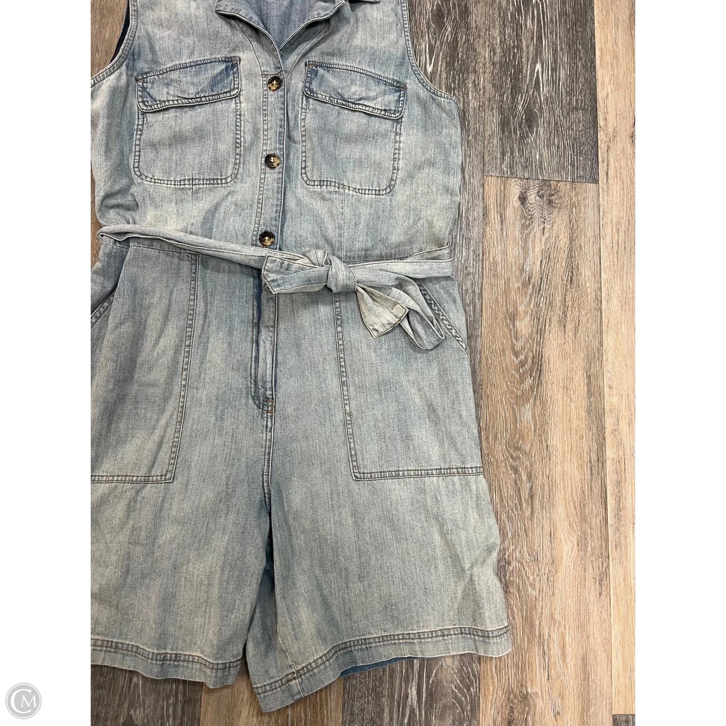 Dress Casual Short By Faherty In Blue Denim, Size: L