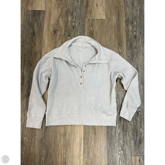 Top Long Sleeve By Travis Mathew In Grey, Size: L