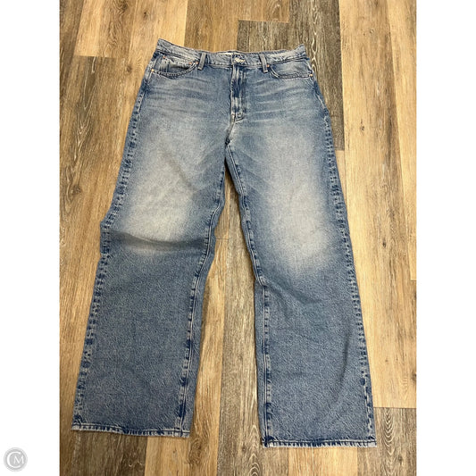 Jeans Wide Leg By Mother Superior In Blue Denim, Size: 10/30
