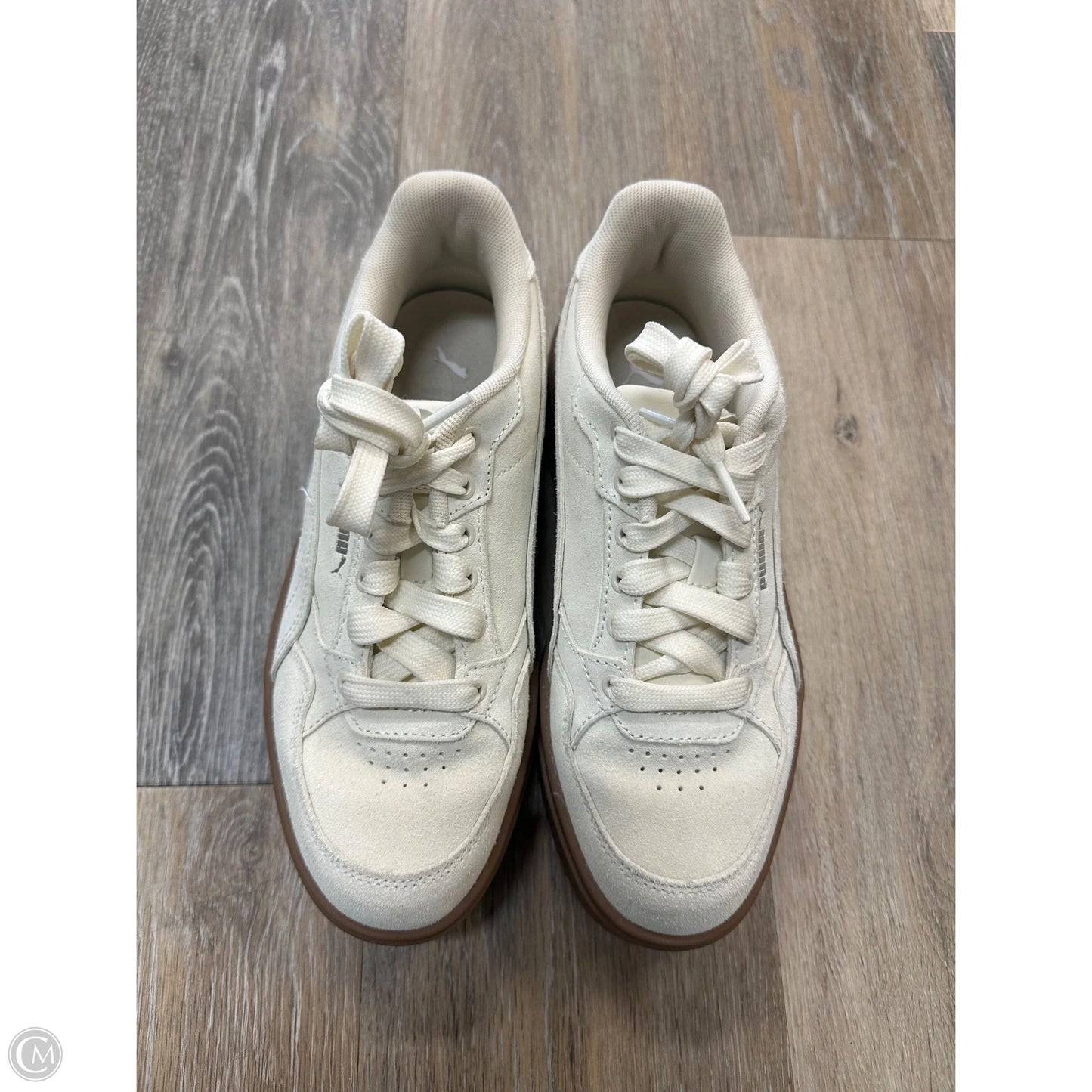 Shoes Athletic By Puma In Cream, Size: 7