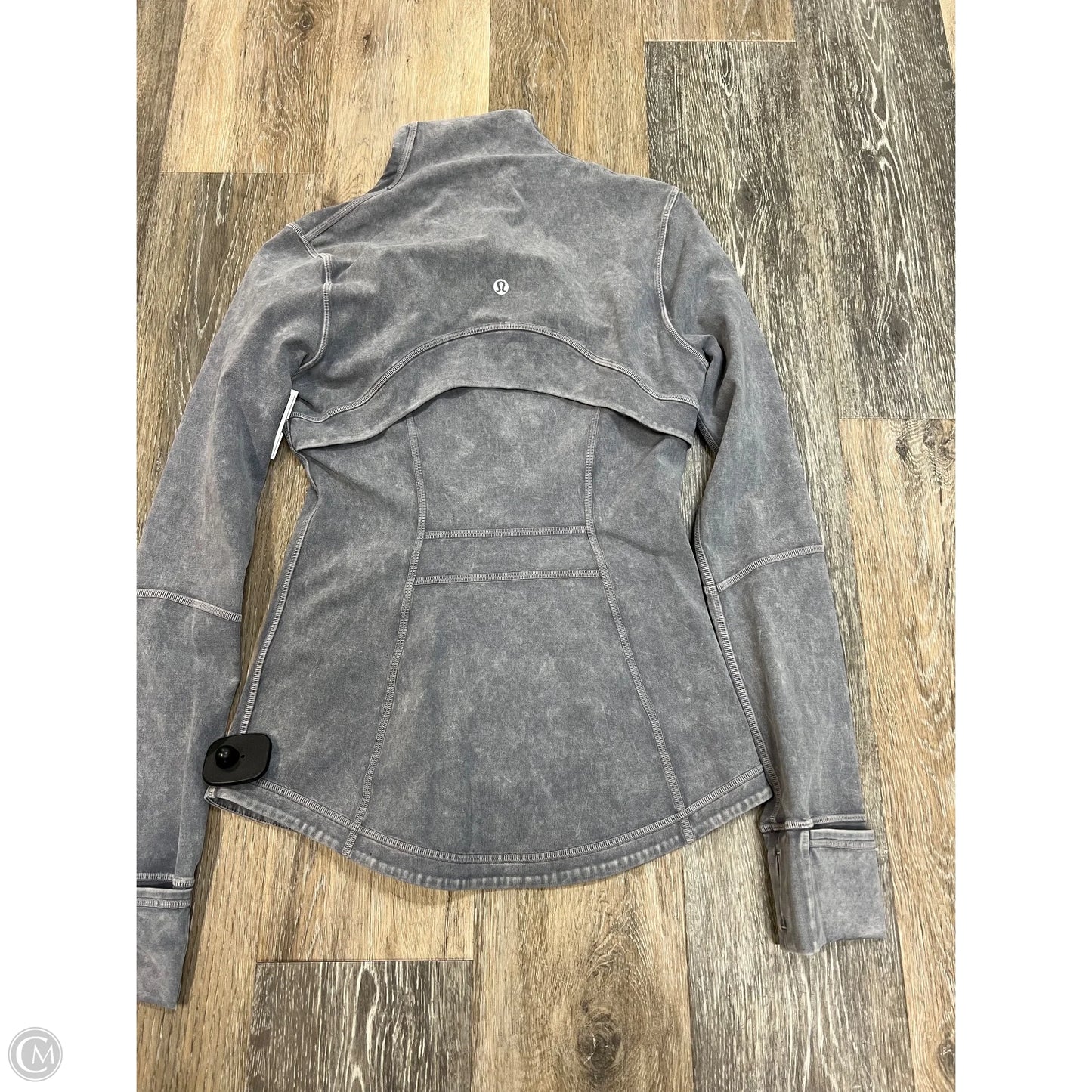 Athletic Jacket By Lululemon In Grey, Size: 4