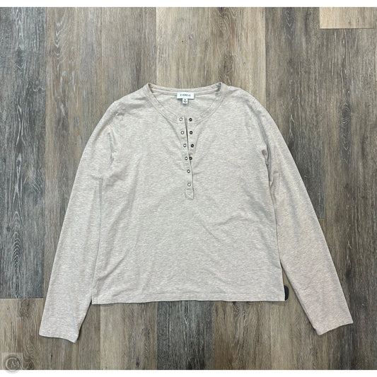 Top Long Sleeve By Evereve In Cream, Size: Xl