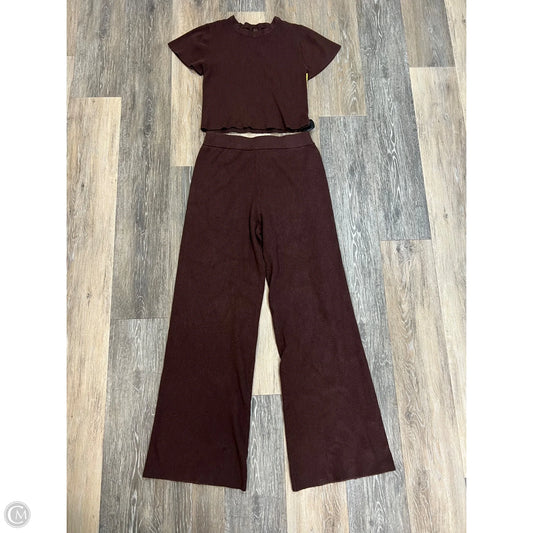 Lounge Set Pants By Nuuds In Brown, Size: S