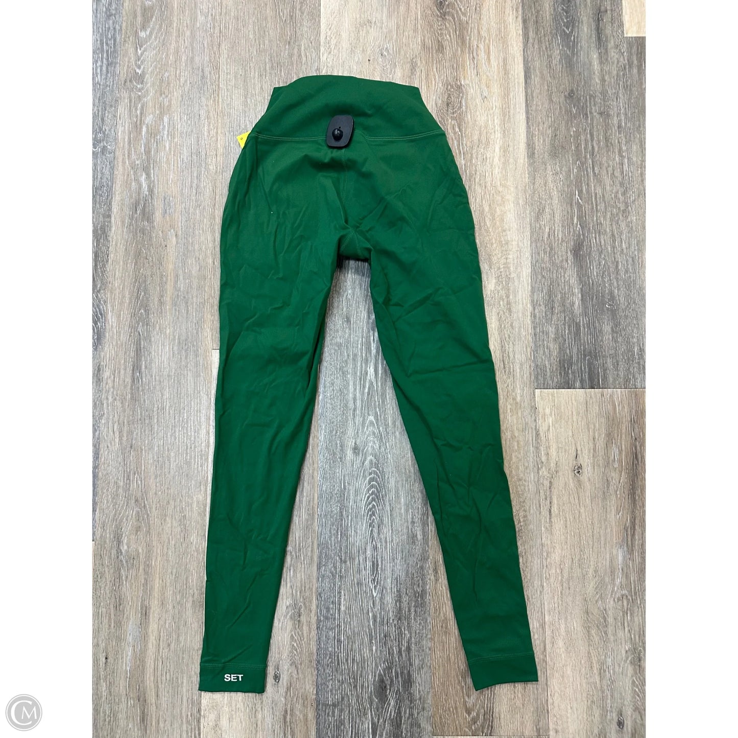 Athletic Leggings By Set Active In Green, Size: Xs
