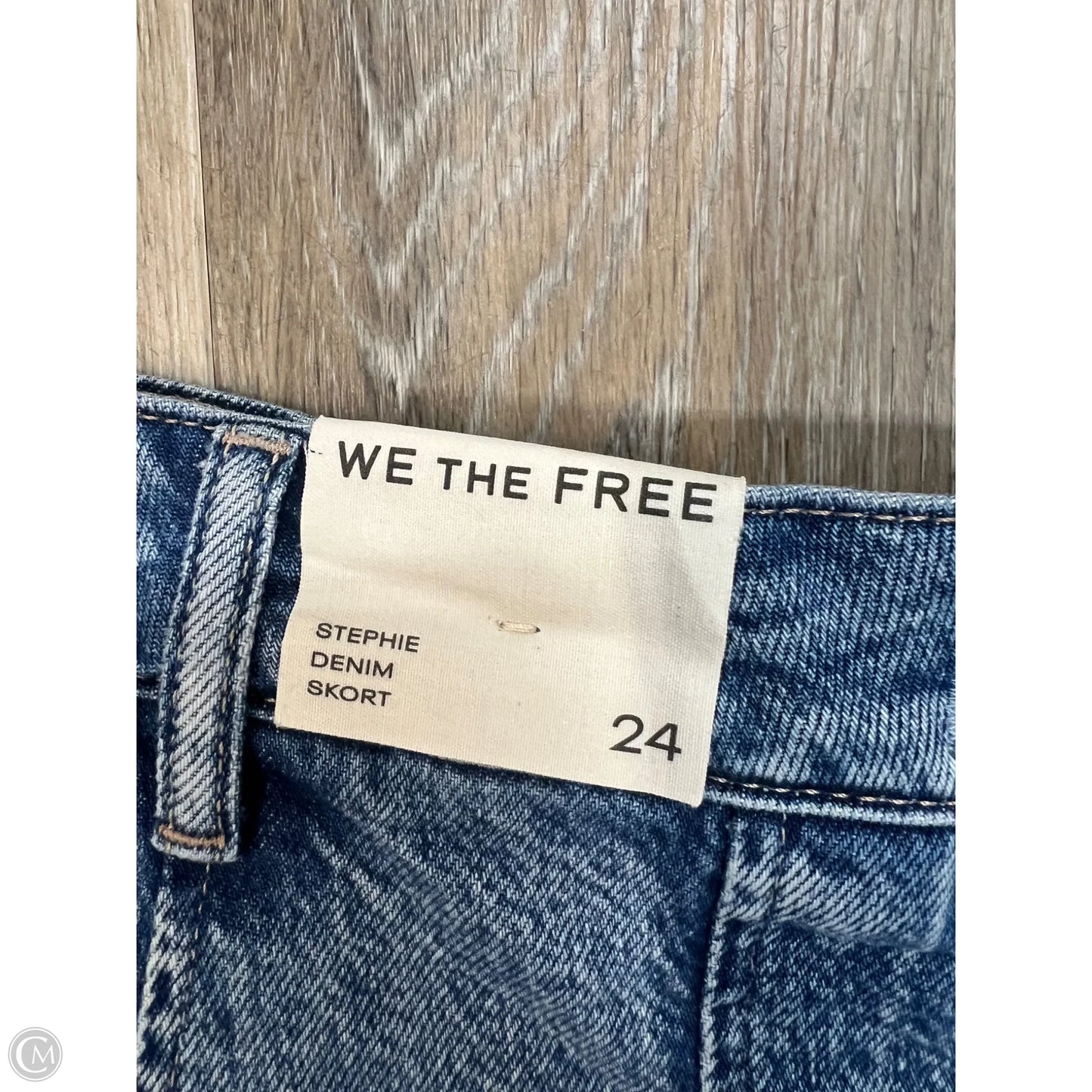 Skirt Mini & Short By We The Free In Blue Denim, Size: 0
