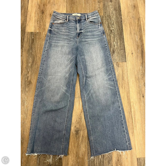 -Jeans Wide Leg By Hidden In Blue Denim, Size: 6/28