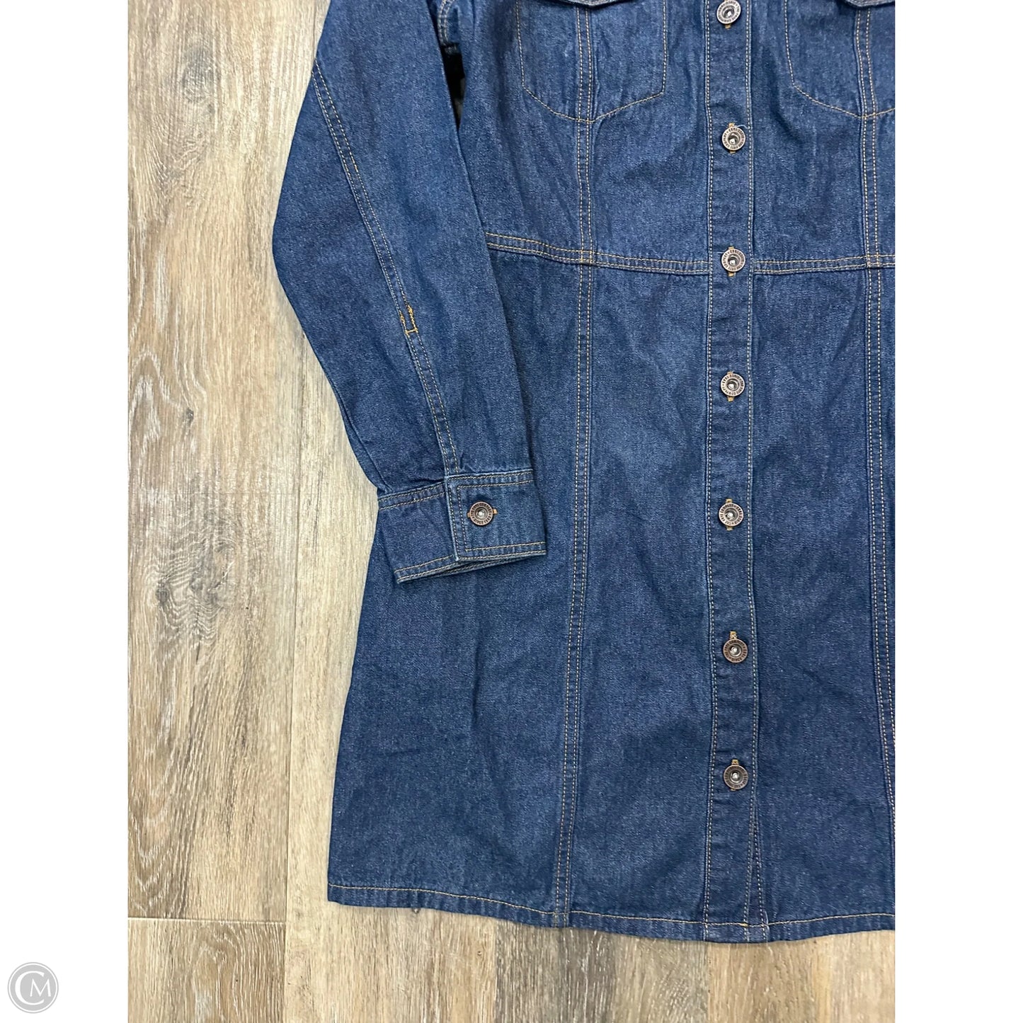 Dress Designer By Frye In Blue Denim, Size: M