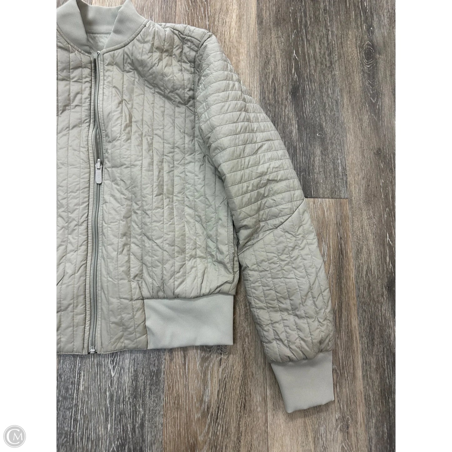 Athletic Jacket By Lululemon In Green, Size: 6