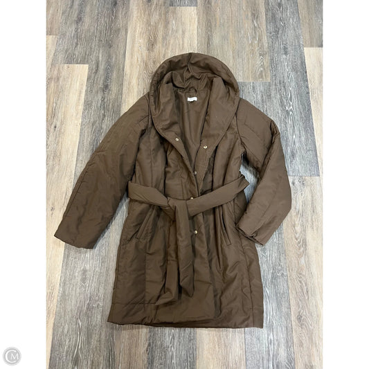 Coat Puffer & Quilted By Splendid In Brown, Size: Xs
