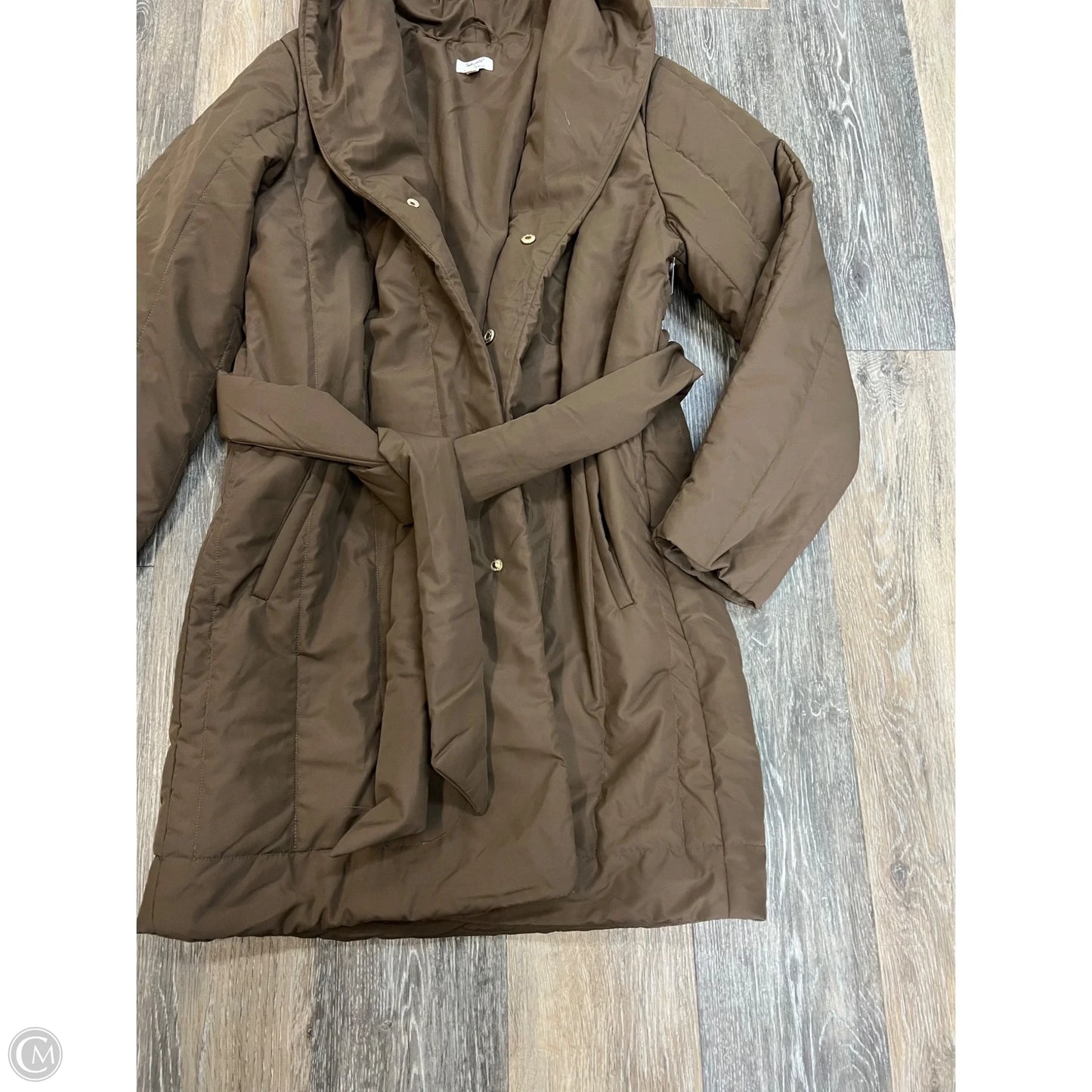 Coat Puffer & Quilted By Splendid In Brown, Size: Xs