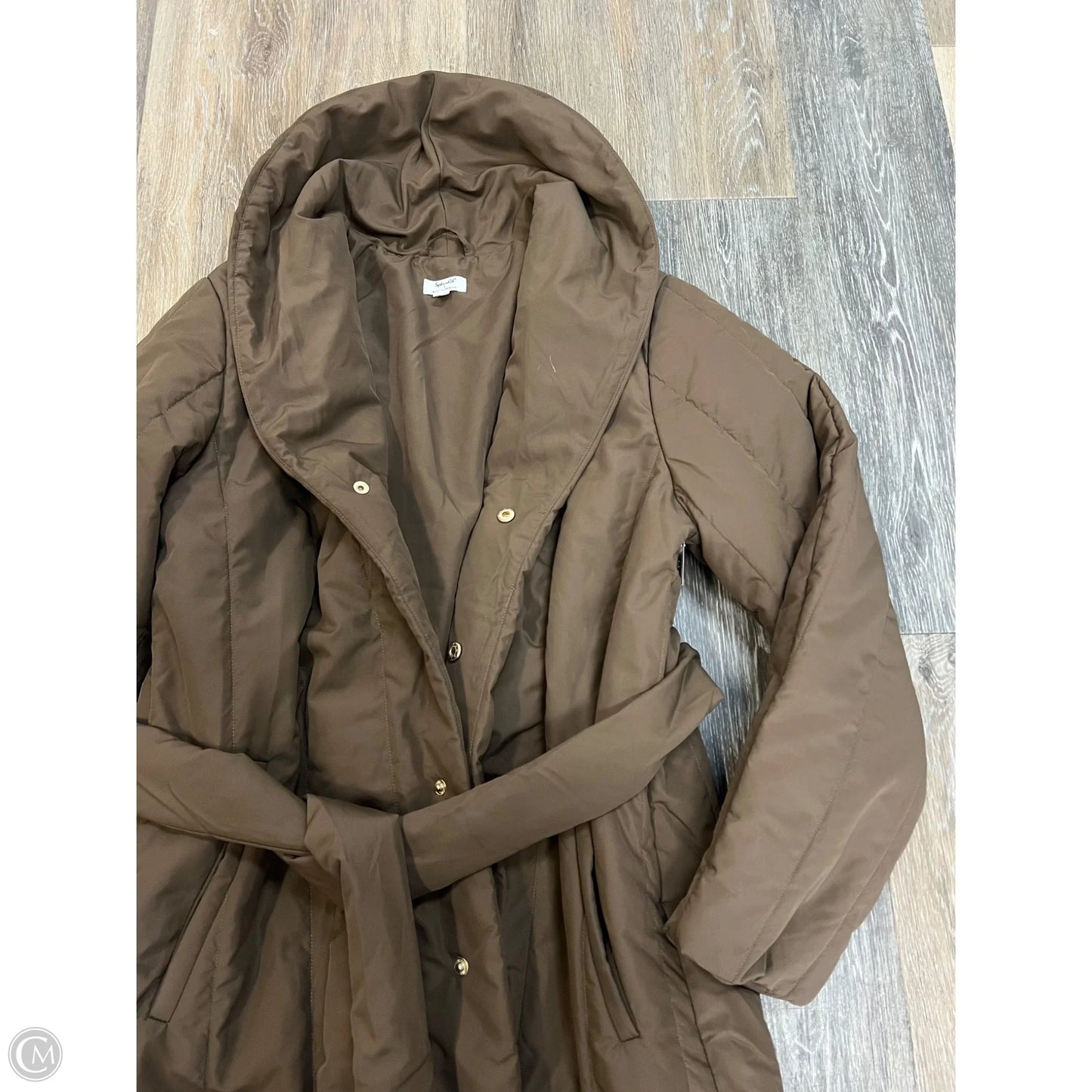Coat Puffer & Quilted By Splendid In Brown, Size: Xs