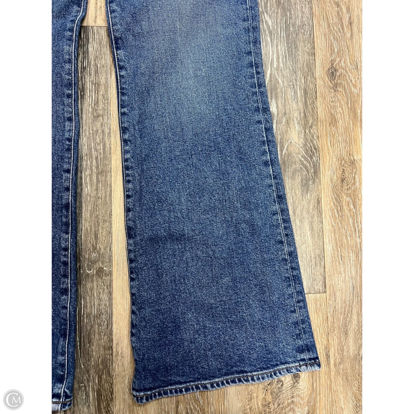 Jeans Wide Leg By Paige In Blue Denim, Size: 4/27