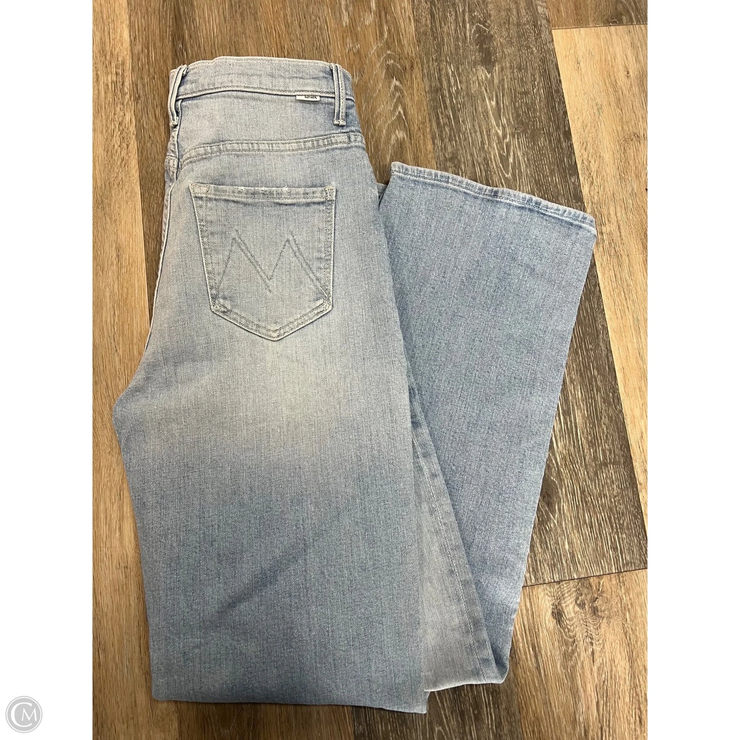 Jeans Straight By Mother In Blue Denim, Size: 1/25