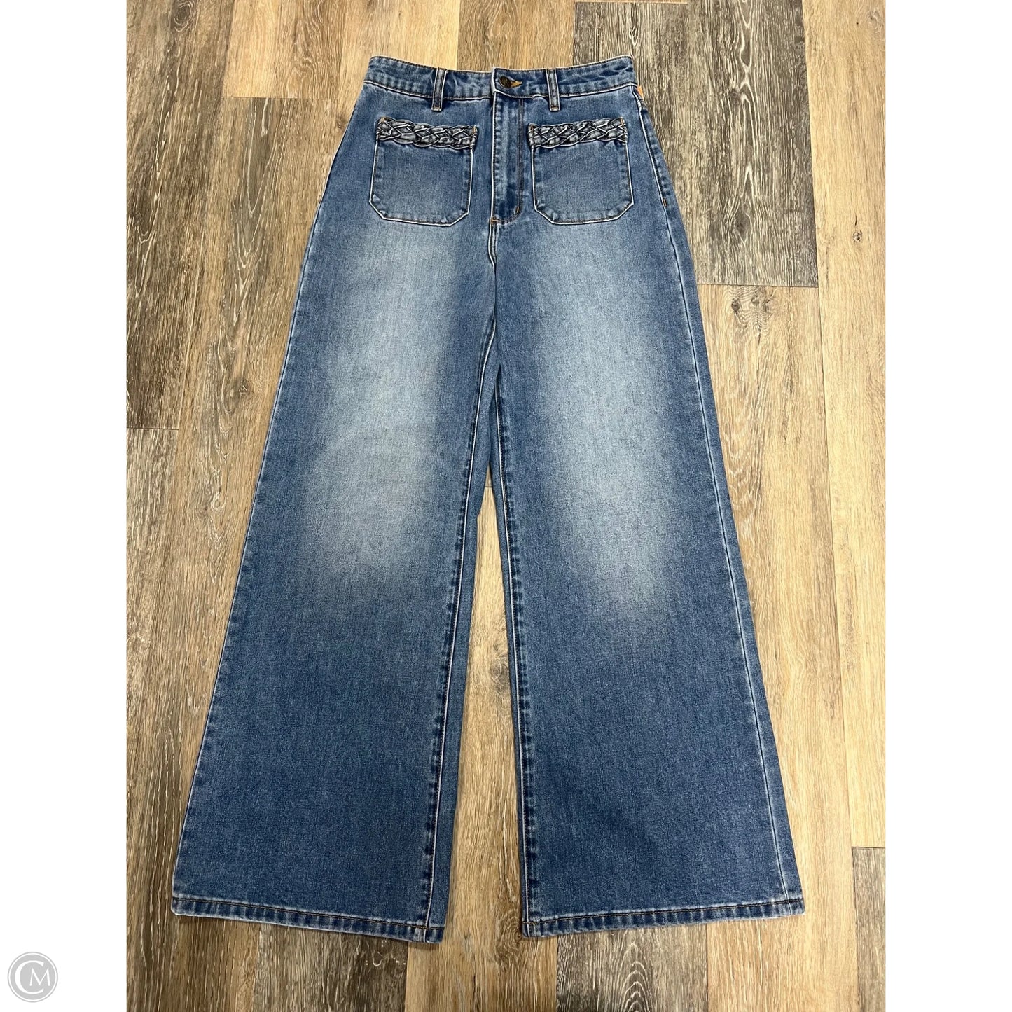 Jeans Wide Leg By Rollas In Blue Denim, Size: 4/27