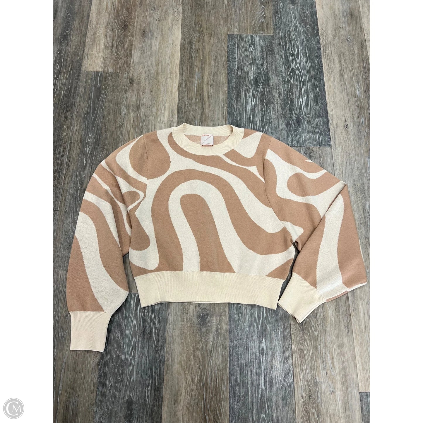 Sweater By Kerisma In Tan, Size: S