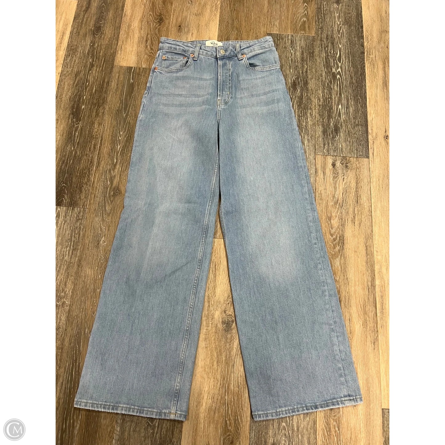 Jeans Wide Leg By Rails In Blue Denim, Size: 4