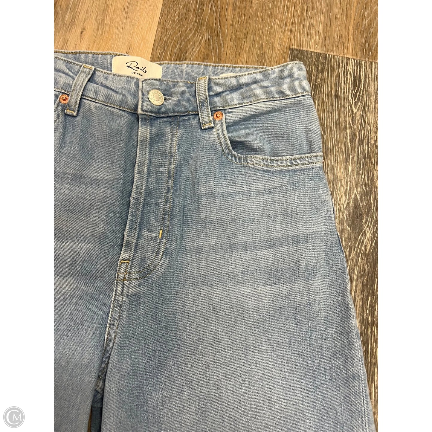 Jeans Wide Leg By Rails In Blue Denim, Size: 4