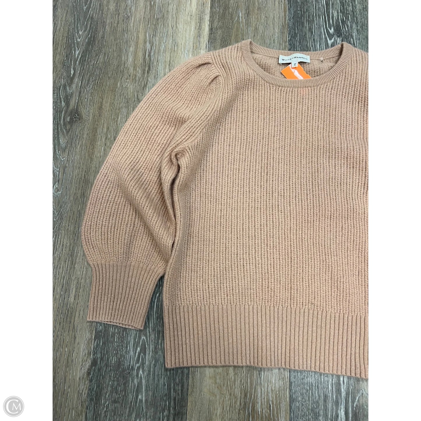 Sweater Cashmere By White And Warren In Tan, Size: S