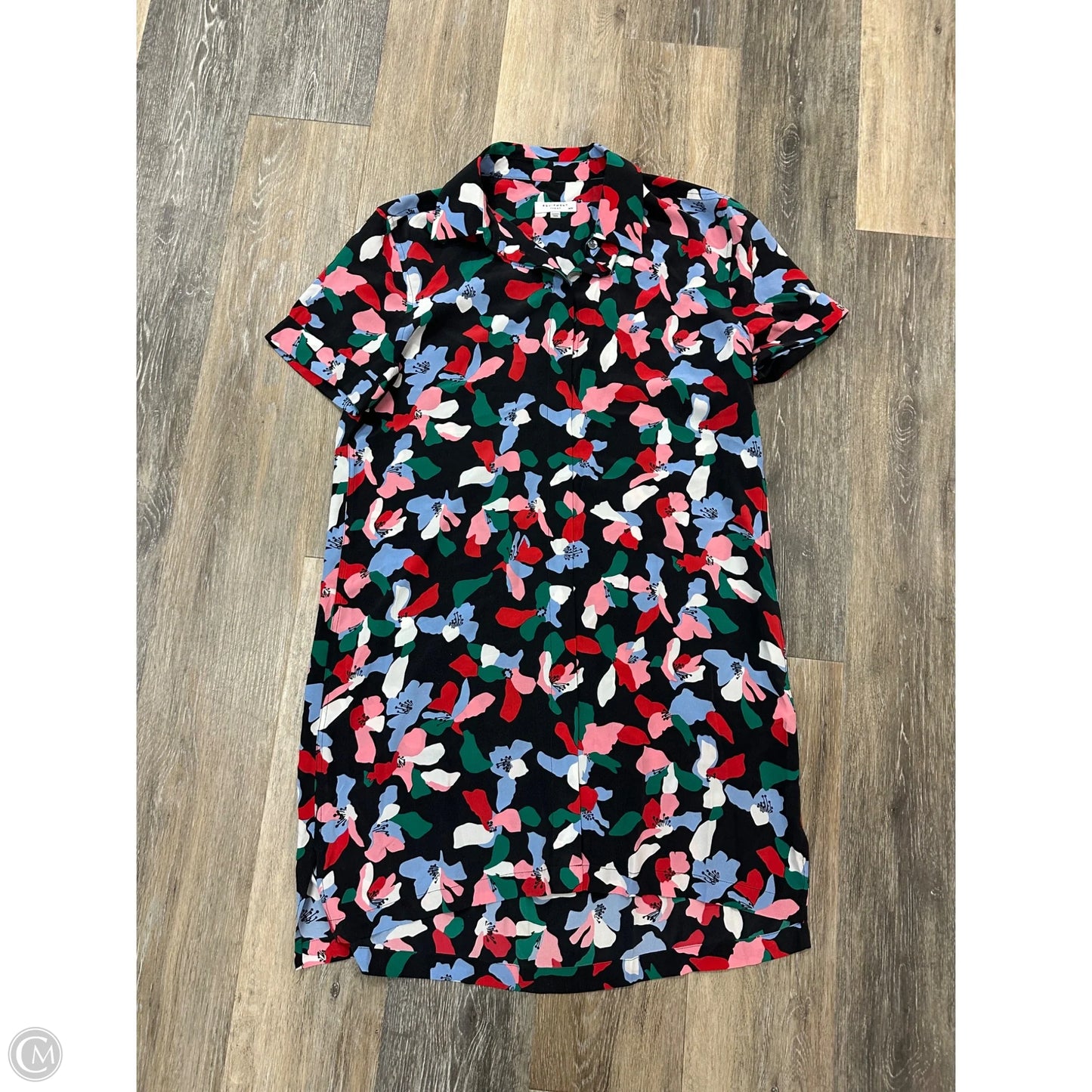 Dress Party Short By Equipment In Floral Print, Size: M