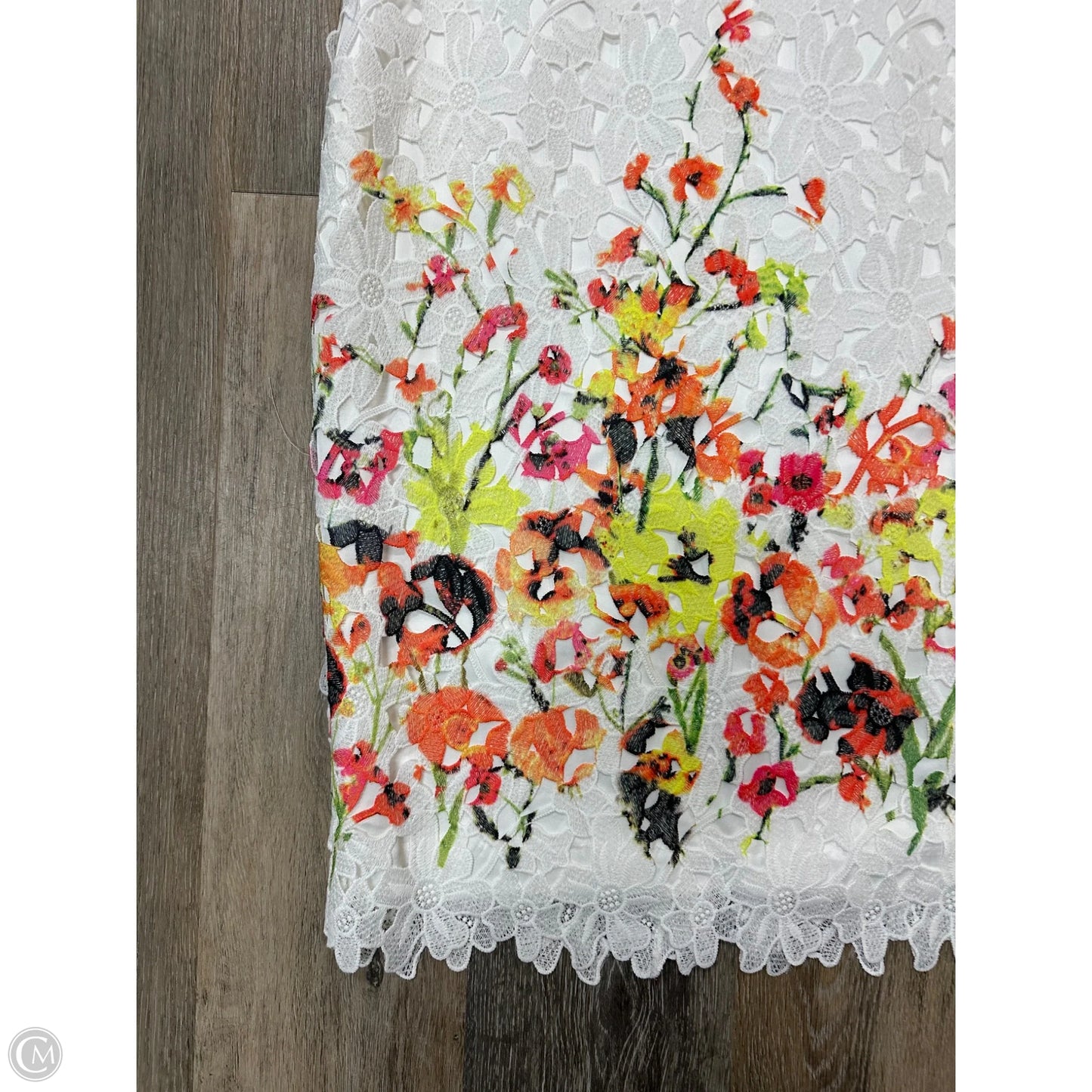 Dress Casual Midi By Badgley Mischka In Floral Print, Size: 6
