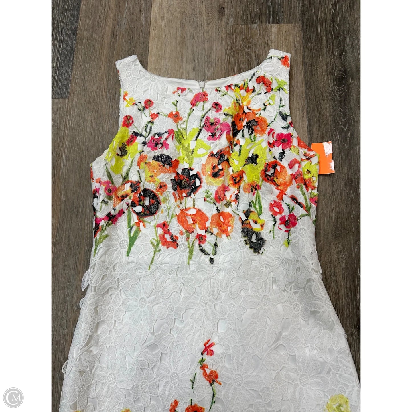 Dress Casual Midi By Badgley Mischka In Floral Print, Size: 6