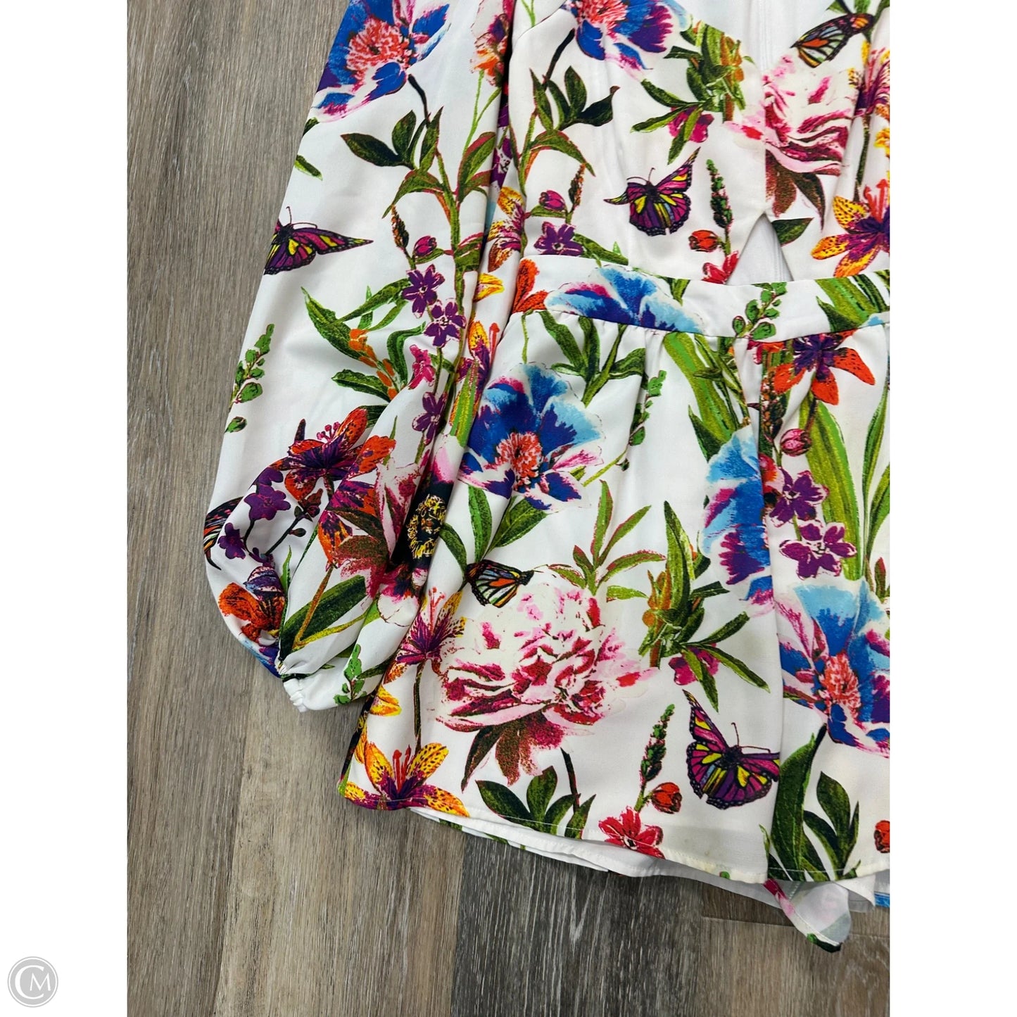 Romper By LDT In Floral Print, Size: 4