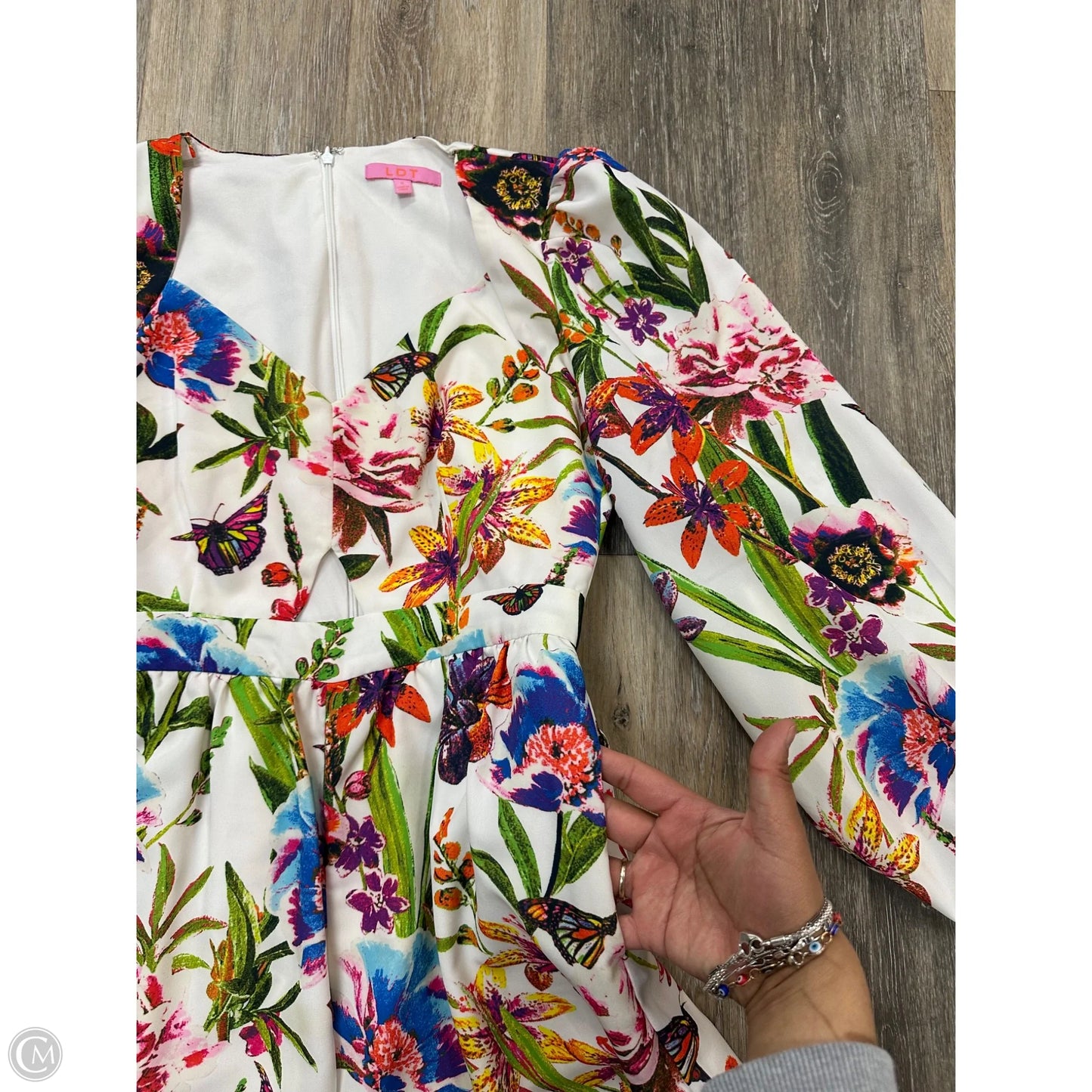 Romper By LDT In Floral Print, Size: 4