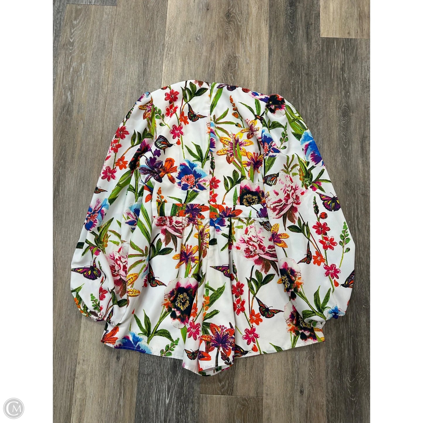 Romper By LDT In Floral Print, Size: 4