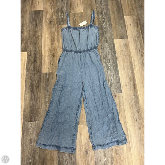 Jumpsuit By Z Supply In Blue, Size: Xl