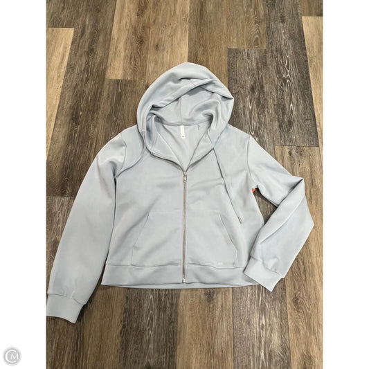 Athletic Sweatshirt Hoodie By 7 Diamonds In Blue, Size: S