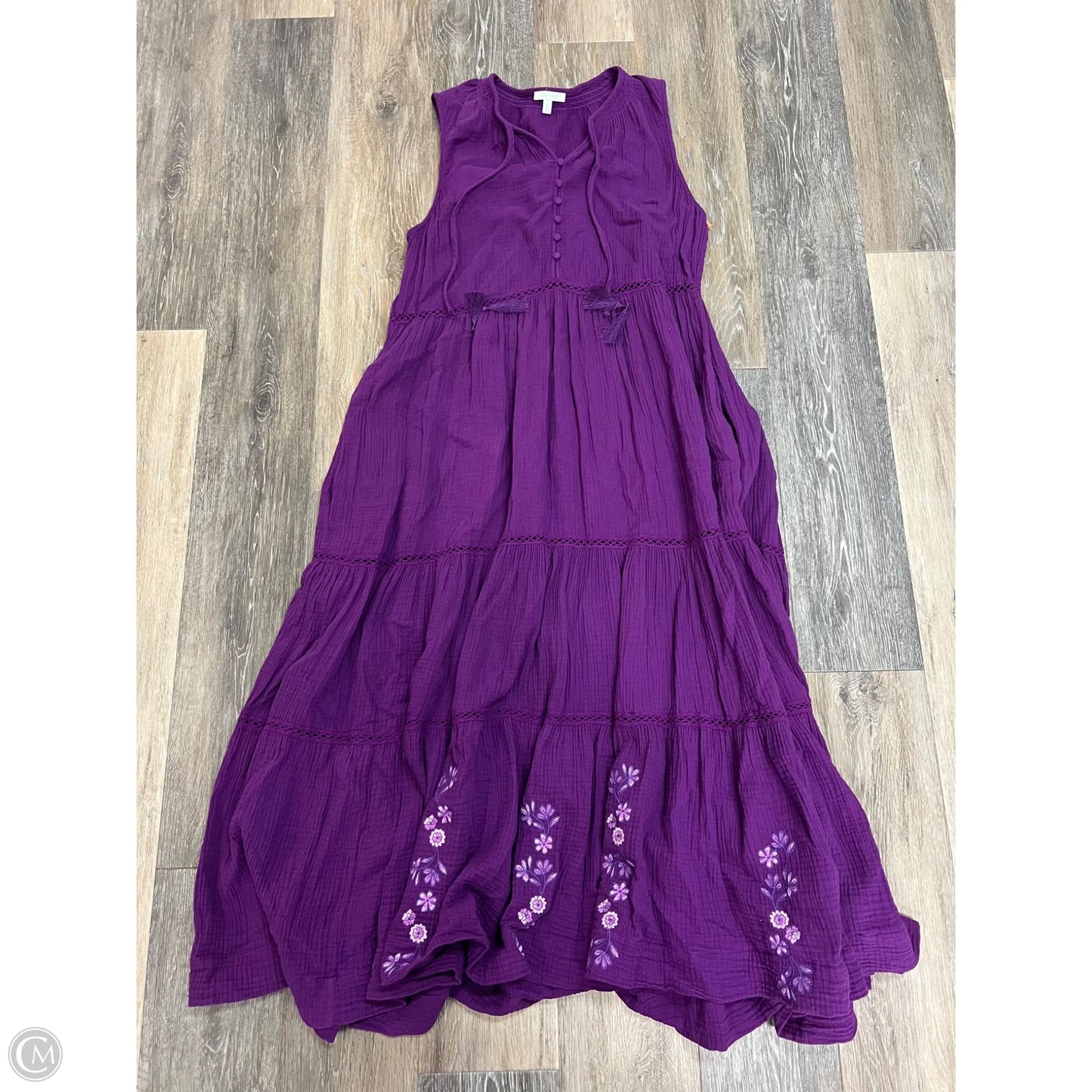 Dress Casual Maxi By Calme Johnny Was In Purple, Size: M