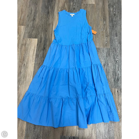 Dress Casual Maxi By Nordstrom In Blue, Size: L