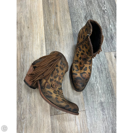 Boots Western By Liberty Black In Animal Print, Size: 9
