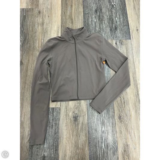 Athletic Jacket By Aritzia In Tan, Size: S
