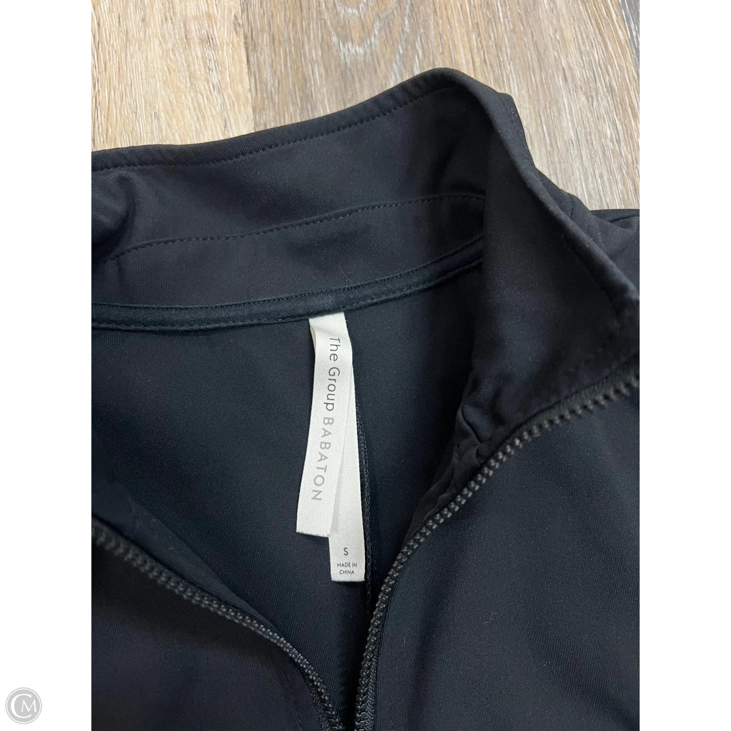 Athletic Jacket By Babaton In Black, Size: S