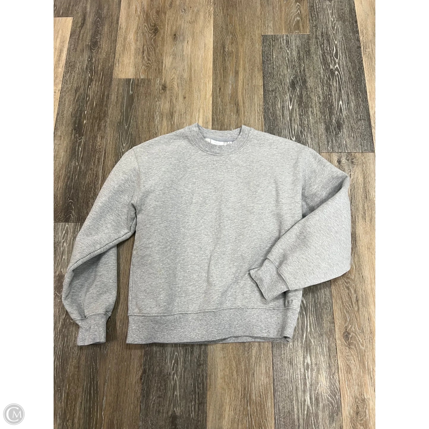 Athletic Sweatshirt Crewneck By Aritzia In Grey, Size: S