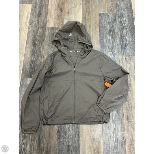 Athletic Jacket By Tna In Tan, Size: S