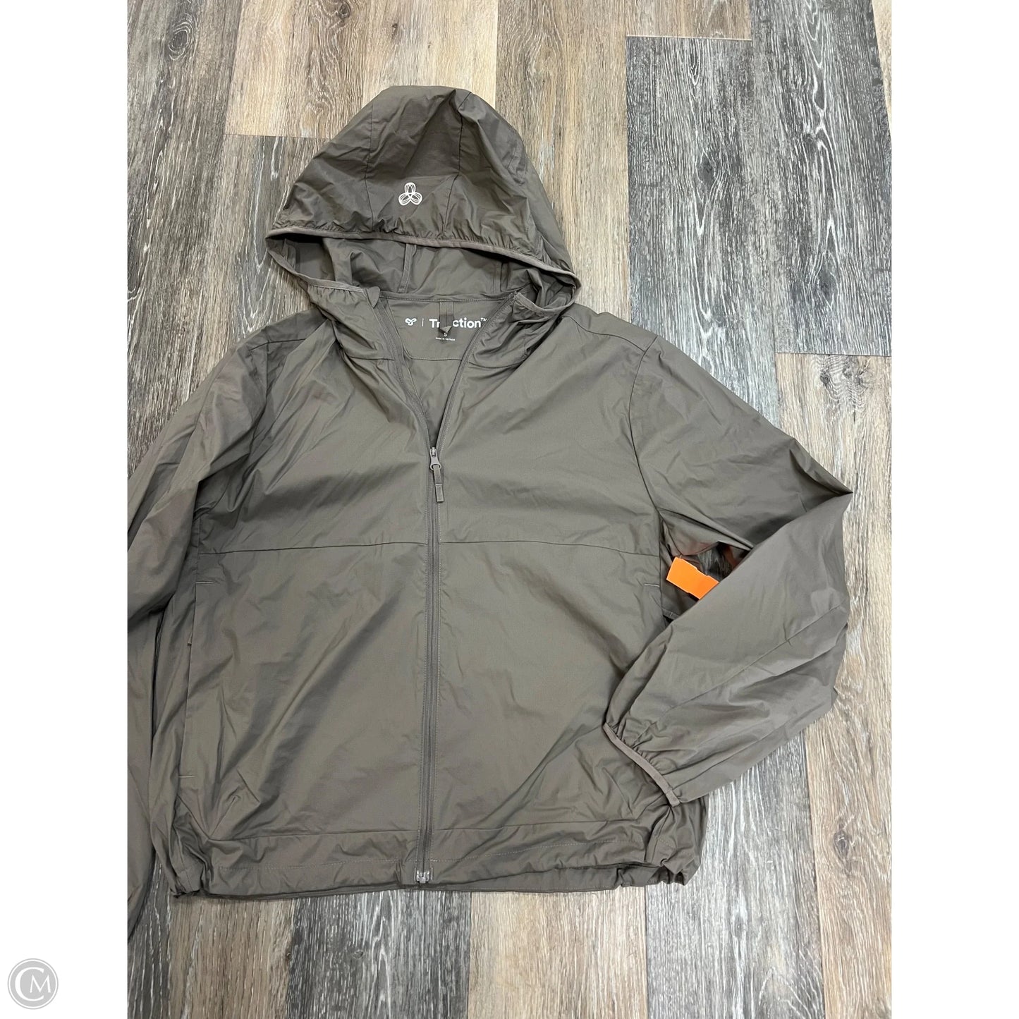 Athletic Jacket By Tna In Tan, Size: S