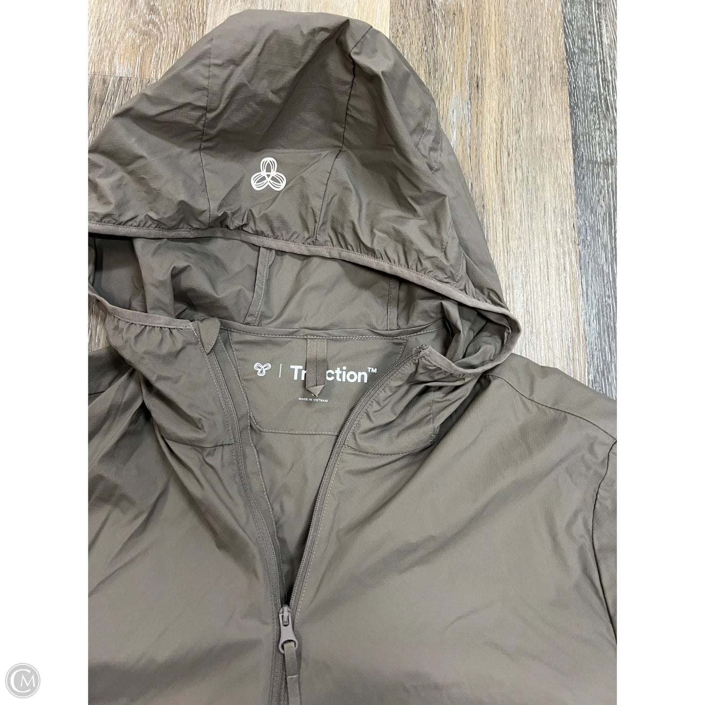 Athletic Jacket By Tna In Tan, Size: S