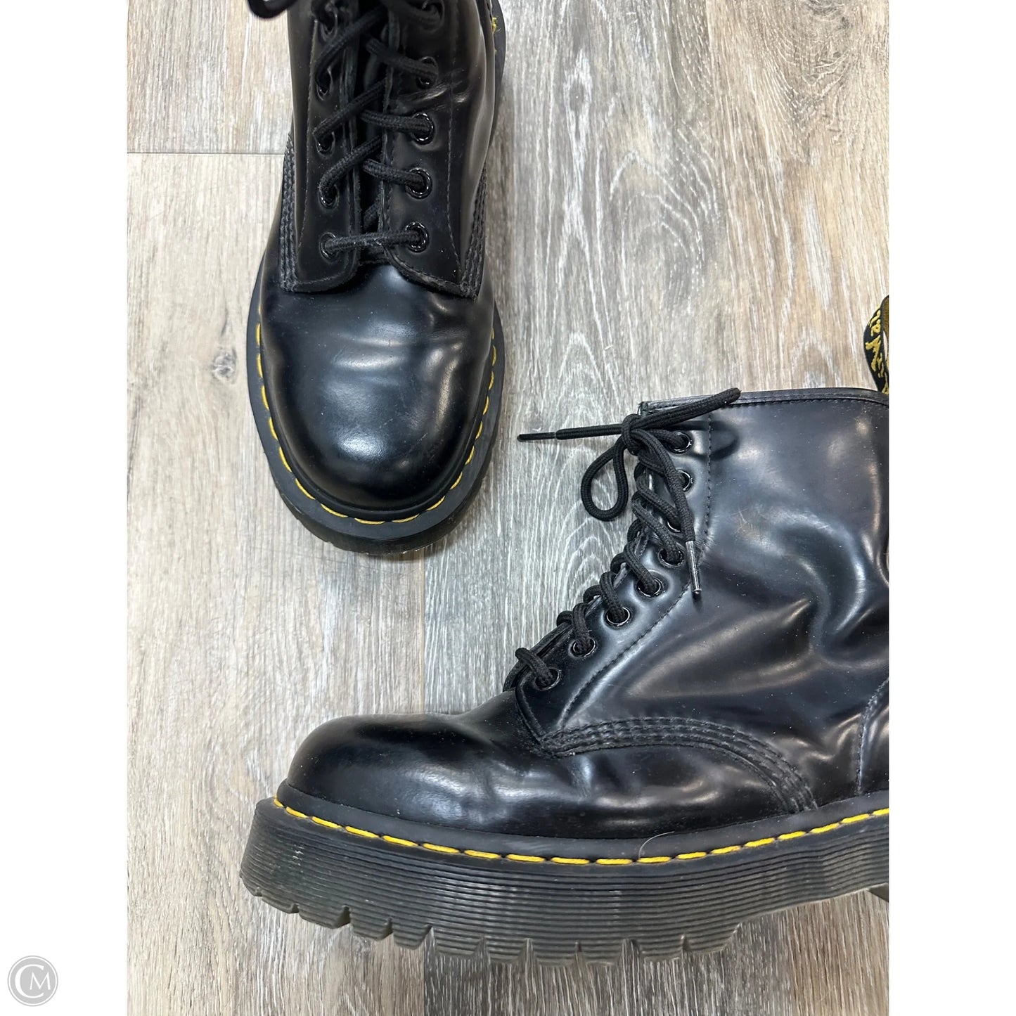 Boots Ankle Flats By Dr Martens In Black, Size: 9