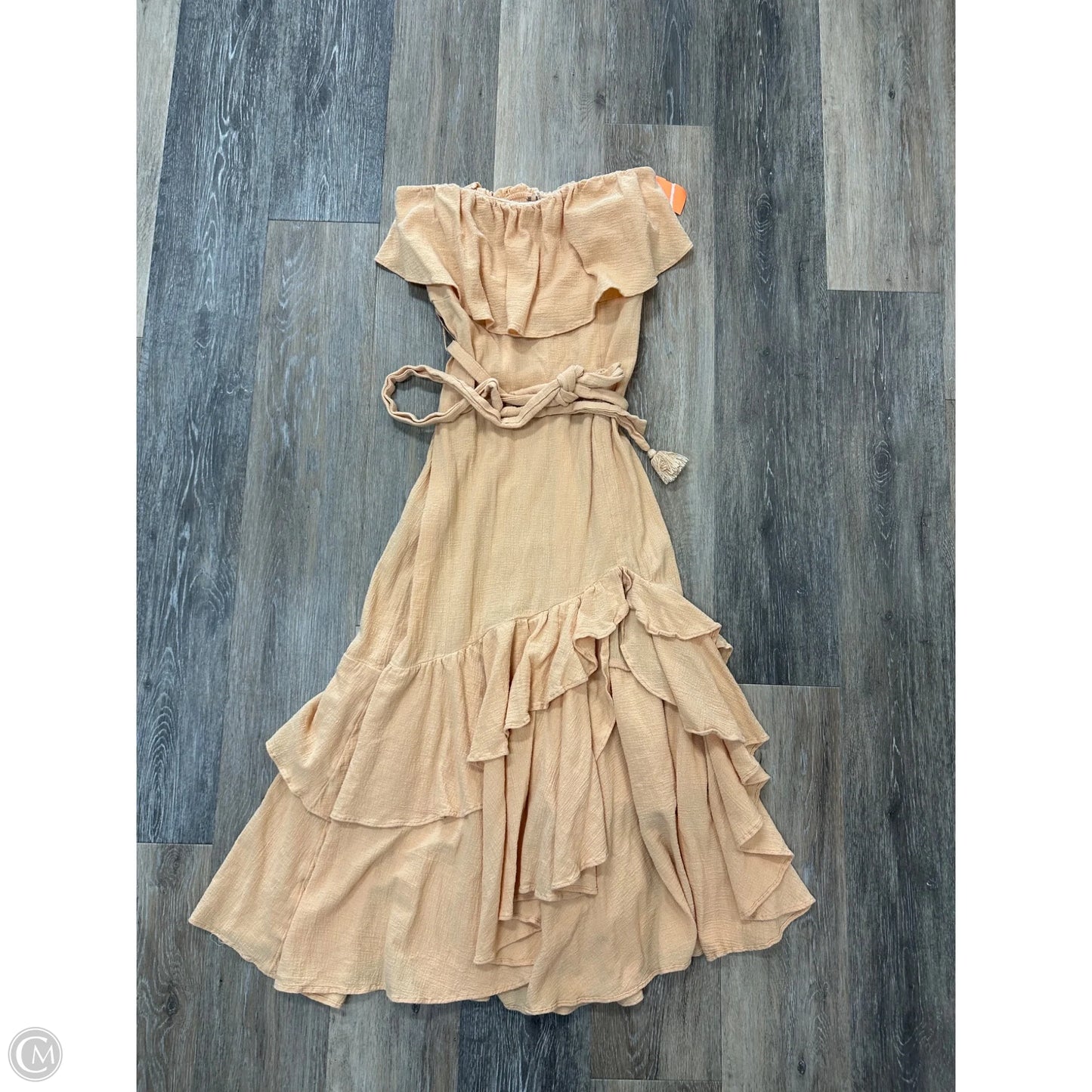 Dress Casual Maxi By Free People In Orange, Size: Xs