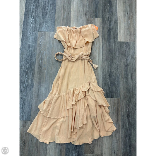 Dress Casual Maxi By Free People In Orange, Size: Xs