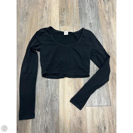 Top Long Sleeve By Tna In Black, Size: M