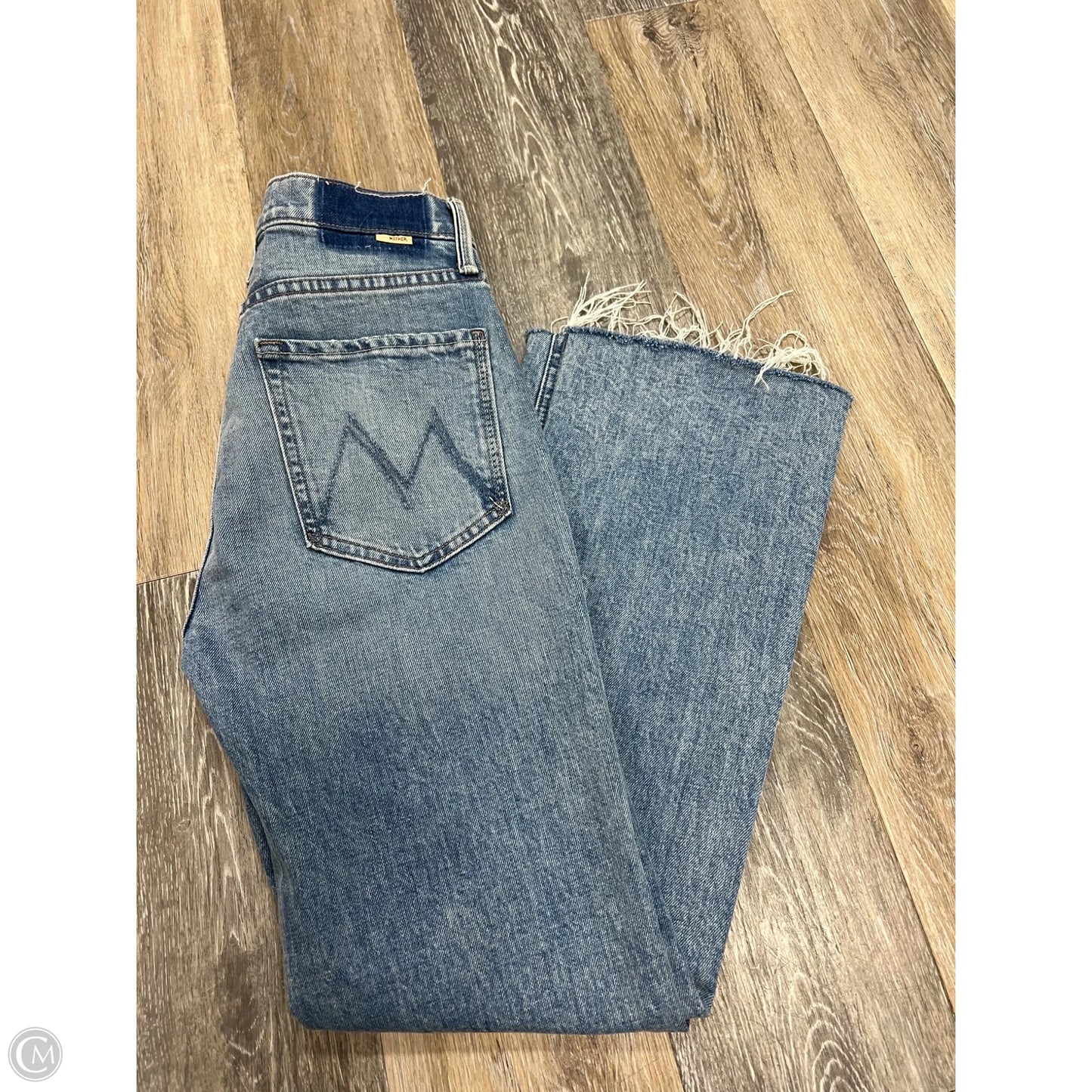 Jeans Straight By Mother In Blue Denim, Size: 2/26